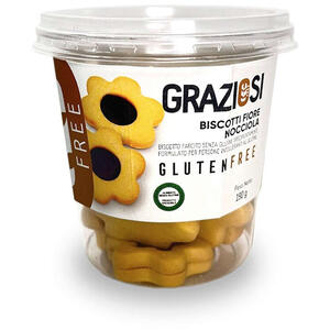Biscotto fiore nocciola - Fiore con crema di nocciola biscotto 190 g