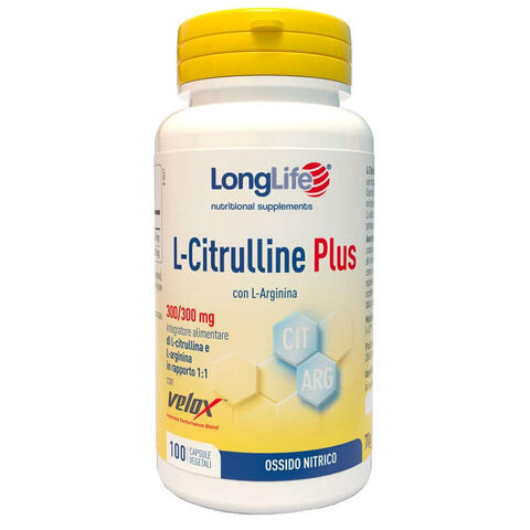 Longlife - L-citrulline plus 100 capsule vegetali