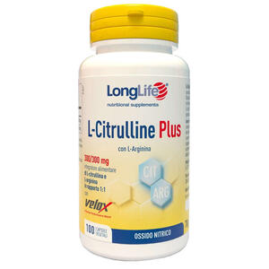 Longlife - L-citrulline plus 100 capsule vegetali