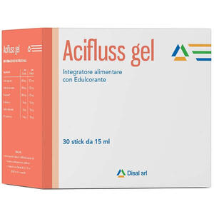 Acifluss gel - 30 stick da 15 ml con edulcorante