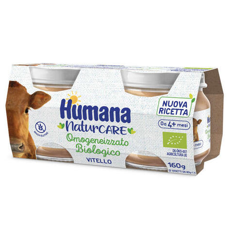 Humana - Omogeneizzato vitello biologico 2 pezzi 80 g