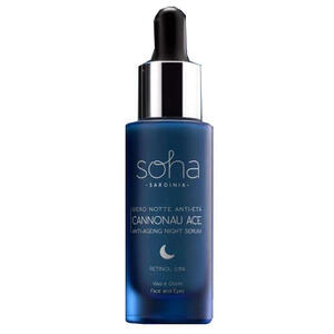 Soha Sardinia - Cannonau ace siero notte antieta' viso e occhi 20 ml