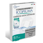 Icopiuma - Garza compressa medicata postoperatoria 5x7,5 cm 5 pezzi