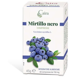 Mirtillo nerocompresse vaccinium myrtillus l. - Caira mirtillo nero 60 compresse