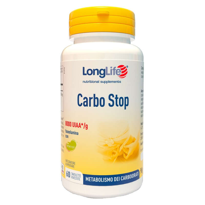 Longlife - Carbo stop 60 tavolette rivestite