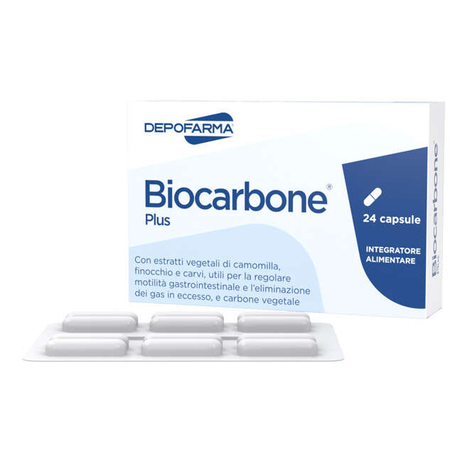 Depofarma - Biocarbone plus 24 capsule