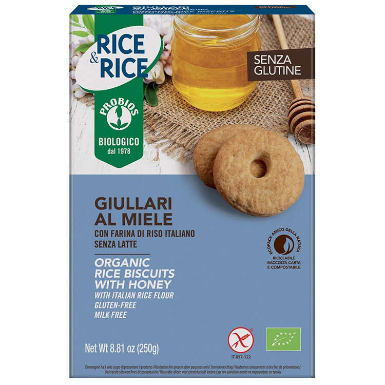 Probios - Biscotti giullari miele 250 g