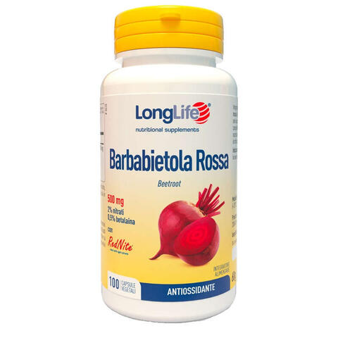 Longlife - Barbabietola rossa 500 mg 100 capsule vegetali