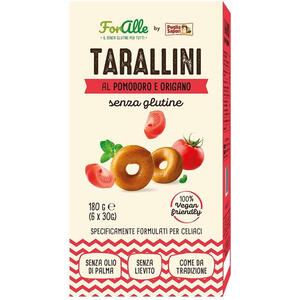 Foralle - Tarallini pomodoro e origano 6 bustine x 30 g