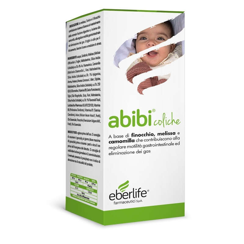 Abibi coliche - 6 ml senza glutine naturalmente privo di lattosio