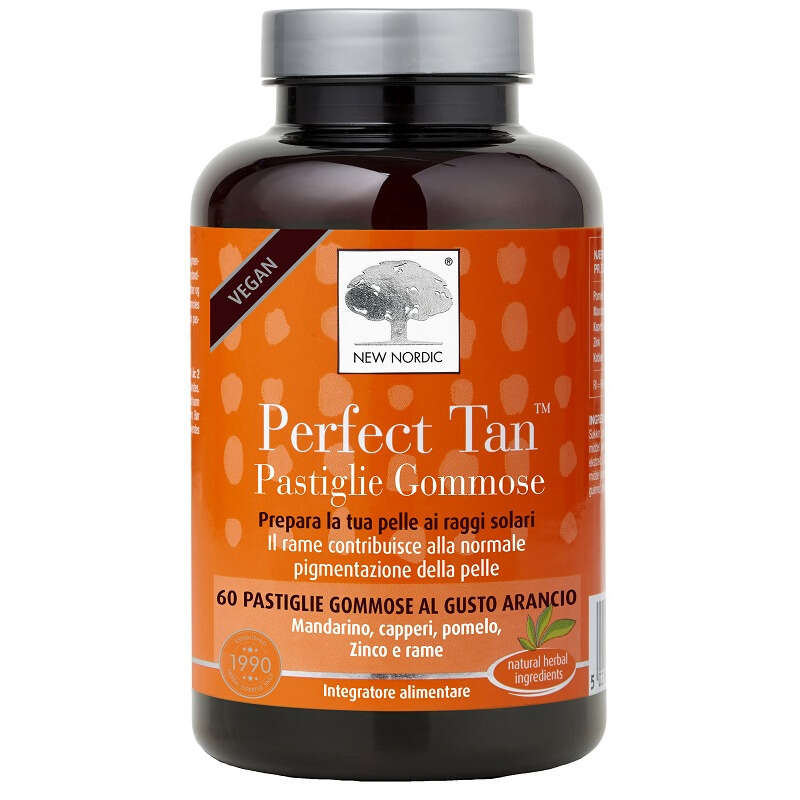 New nordic - Perfect tan 60 pastiglie gommose