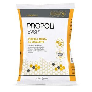 Erba vita - Propoli evsp caramelle propoli menta eucalipto 65 g