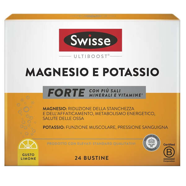 Swisse - Magnesio potassio forte 24 bustine