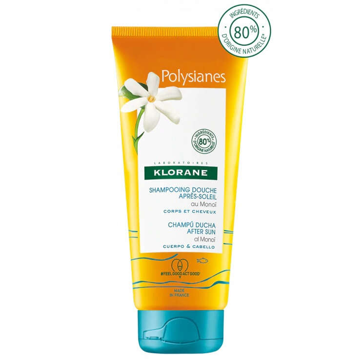 Klorane - Shampoo doccia doposole corpo/capelli 200ml