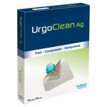 Urgo - Medicazione tnt assorbente gelificante clean ag/silver 6x6cm 5 pezzi