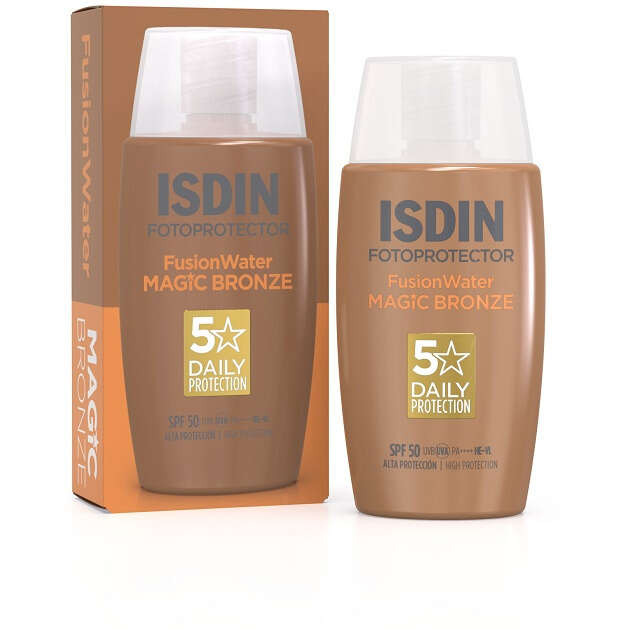 Isdin - Fusion water magic color bronze spf50 50 ml