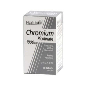 Healthaid chromium picolinate - Cromo picolin 60 compresse