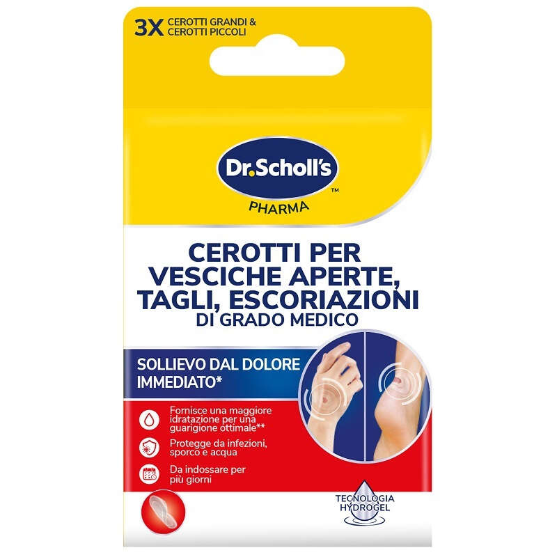 Scholl's - Cerotti scholl vesciche taglie escoriazioni 6 pezzi