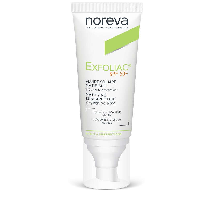 Exfoliacspf 50+ - Exfoliac fluide solaire matifiant spf50+ 40 ml