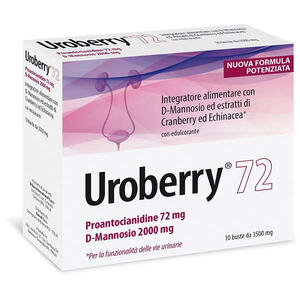 Uroberry 72 - 10 buste da 3500 mg