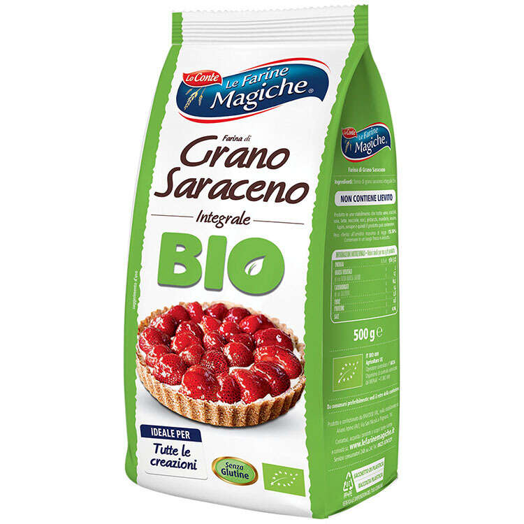 Farina integrale di - Ipafood farina mix grano saraceno biologico 500 g