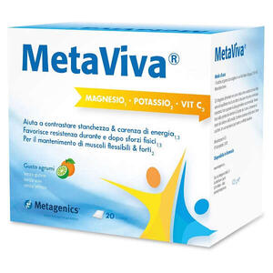Metagenics - Metaviva magnesio potassio vitamina c 20 bustine