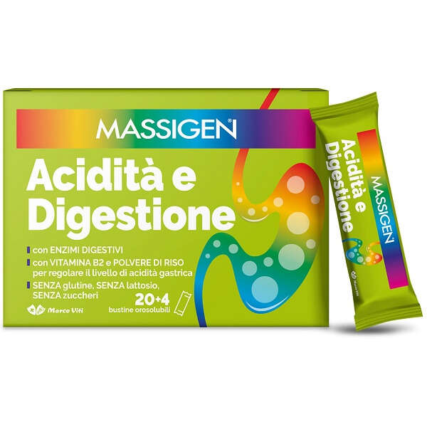 Massigen - Acidita' e digestione 24 stickpack