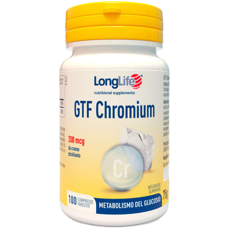 Longlife - Gtf chromium 100 compresse rivestite