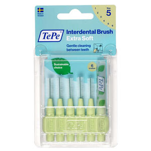 Tepe - Scovolino xsoft verde 0,8mm 6 pezzi