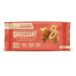 Agluten - Croissant albicocca 4 pezzi da 55 g