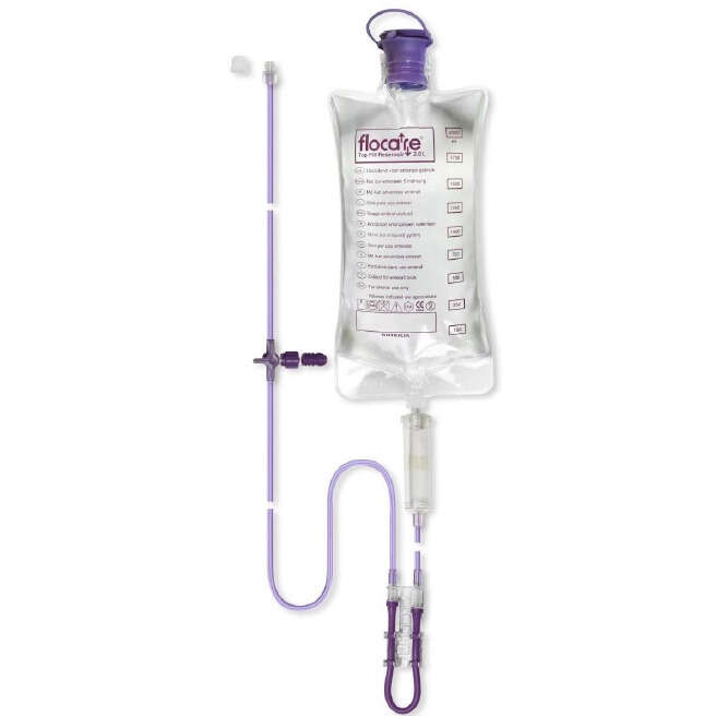 Nutricia  sacca con deflussore - Flocare sacca con deflussore da 2 litri per nutripompa infinity