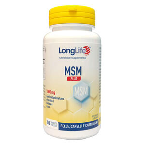 Longlife - Msm plus 60 tavolette rivestite da 1,85 g
