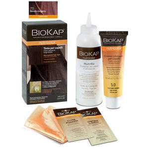 Biokap - Nutricolor 7,5 new biondo mogano tinta tubo + flacone