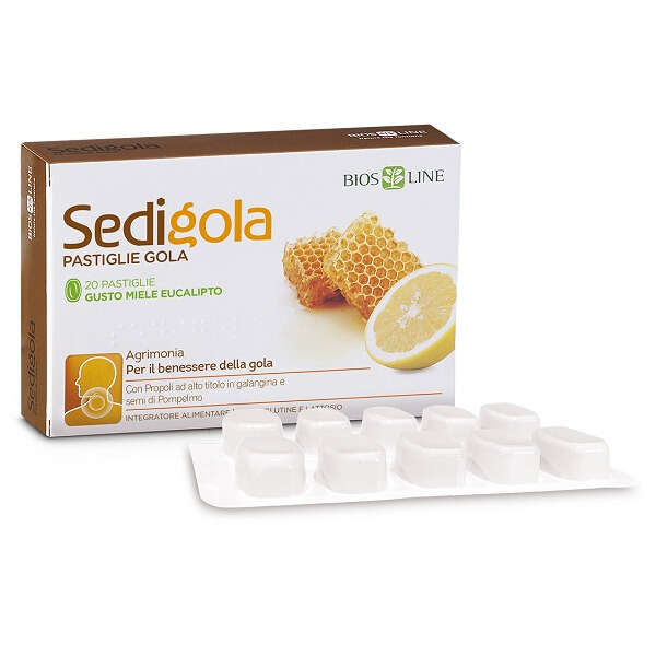 Sedigola - Apix  miele eucalipto 20 pastiglie