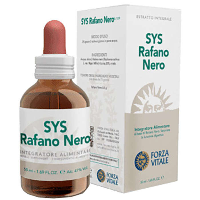 Sysrafano nero - Sys rafano nero gocce 50 ml
