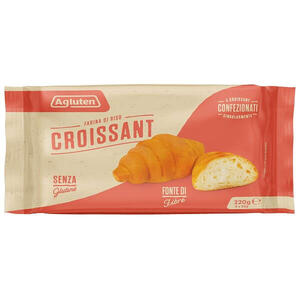 Agluten - Croissant classici 4 pezzi da 50 g latte delattosato