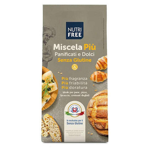 Nutrifree - Miscela piu' panificati e dolci 1 kg