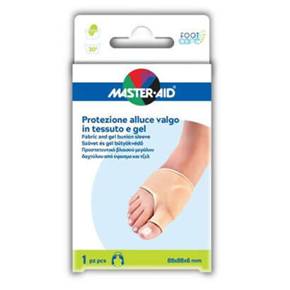 Master aid - Protezione in gel e tessuto master-aid footcare per alluce valgo 1 pezzo d5