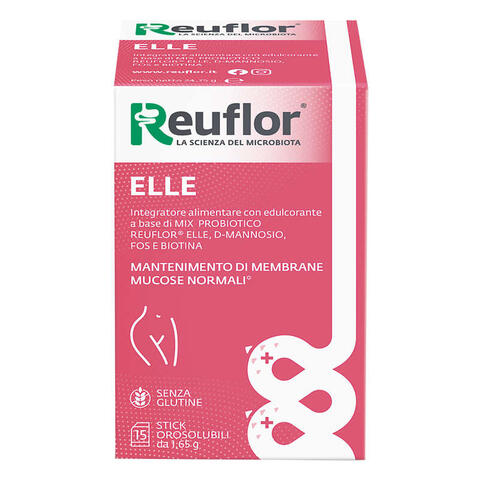 Reuflor - Elle 15 stick orosolubili da 1,65 g senza glutine