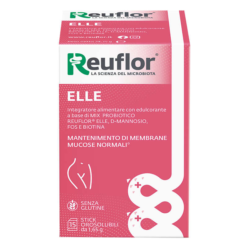 Reuflor - Elle 15 stick orosolubili da 1,65 g senza glutine