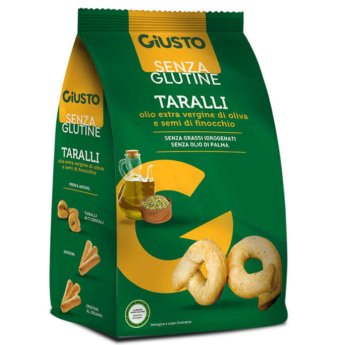 Giusto - Senza glutine taralli finocchio 175 g