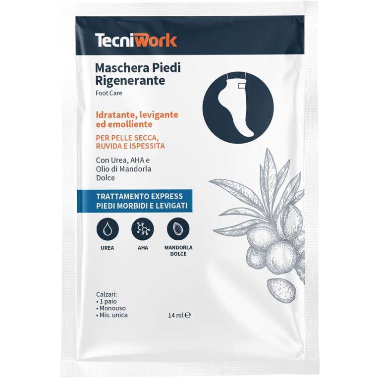 Tecniwork - Maschera piedi rigenerante 14 ml