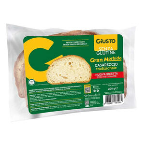 Giusto - Senza glutine gran morbido pane casareccio 200 g
