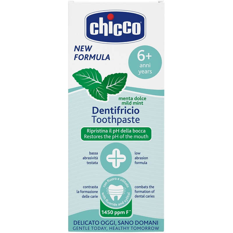 Chicco - Dentifricio 6 anni+ menta dolce 50 ml