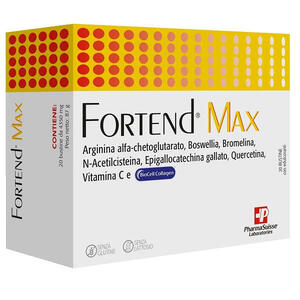 Fortend max - 20 bustine senza glutine e lattosio