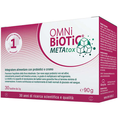 Metatox - Omni biotic  30 bustine 3 g senza glutine senza lattosio