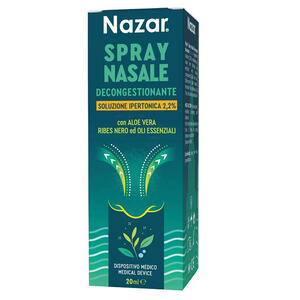 Nazarspray nasale - Nazar spray nasale decongestionante soluzione ipertonica 2,2% 20 ml