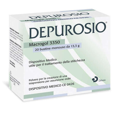 Depurosio - 20 bustine da 13,3 g senza glutine senza lattosio
