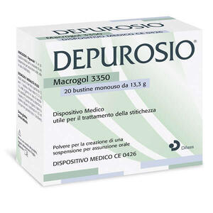 Depurosio - 20 bustine da 13,3 g senza glutine senza lattosio