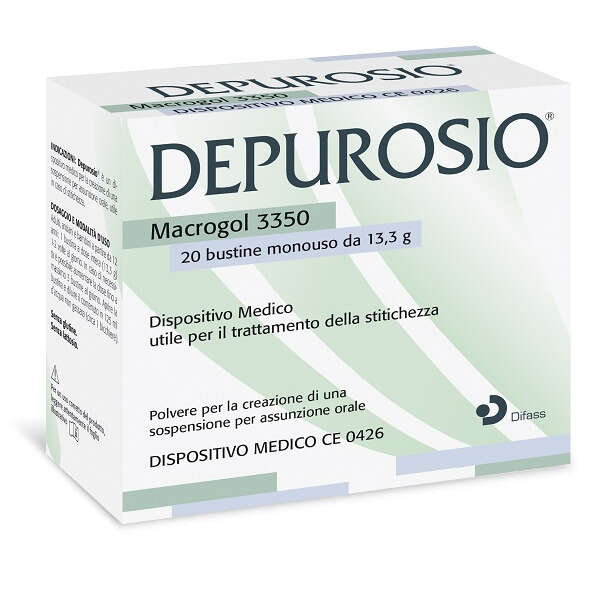 Depurosio - 20 bustine da 13,3 g senza glutine senza lattosio